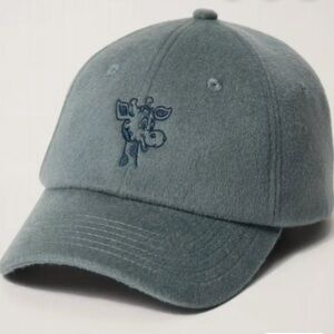 Bonobos Geoffrey Giraffe Embroidery Baseball Cap In Goblin Blue, One Size